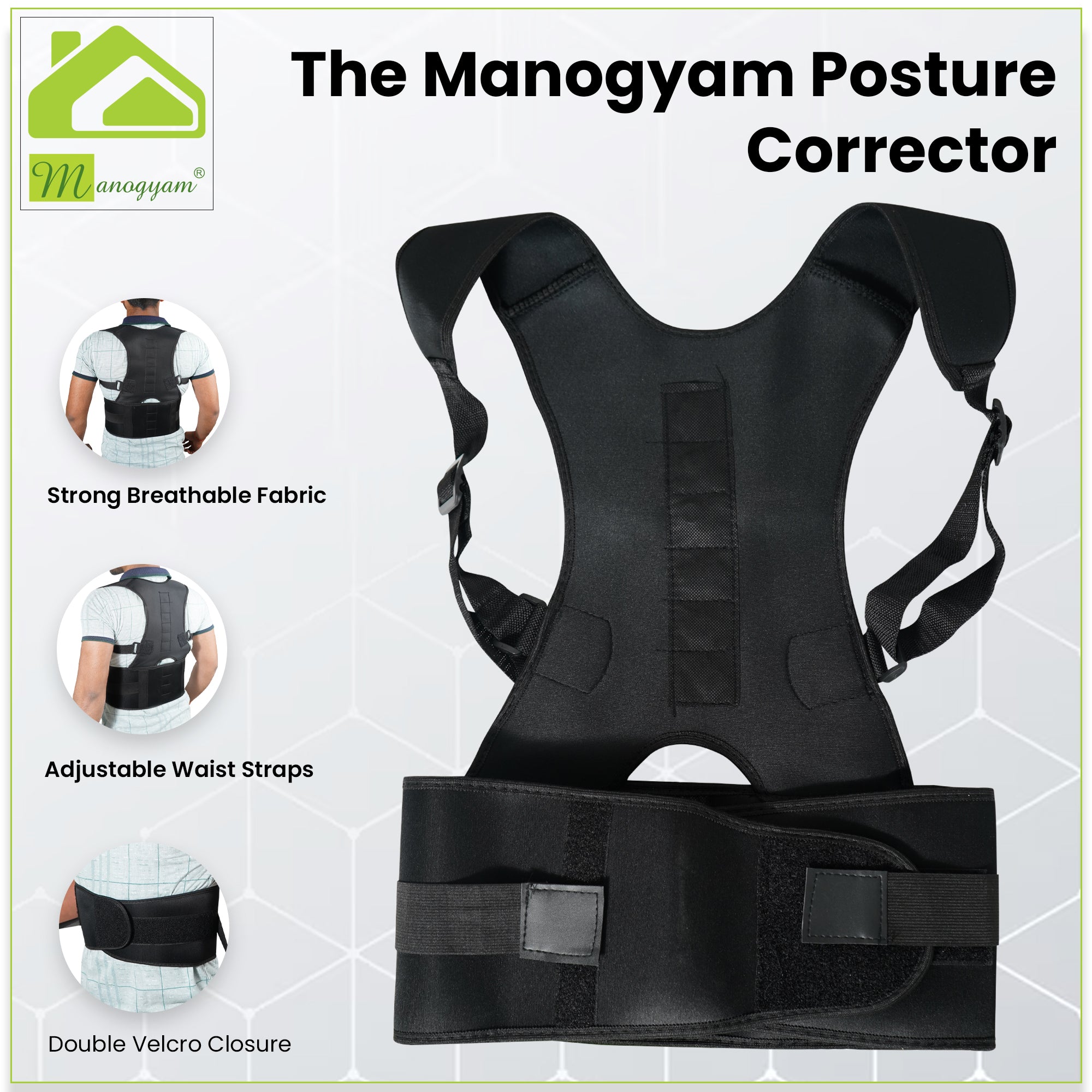 Manogyam Posture Corrector for Men & Women