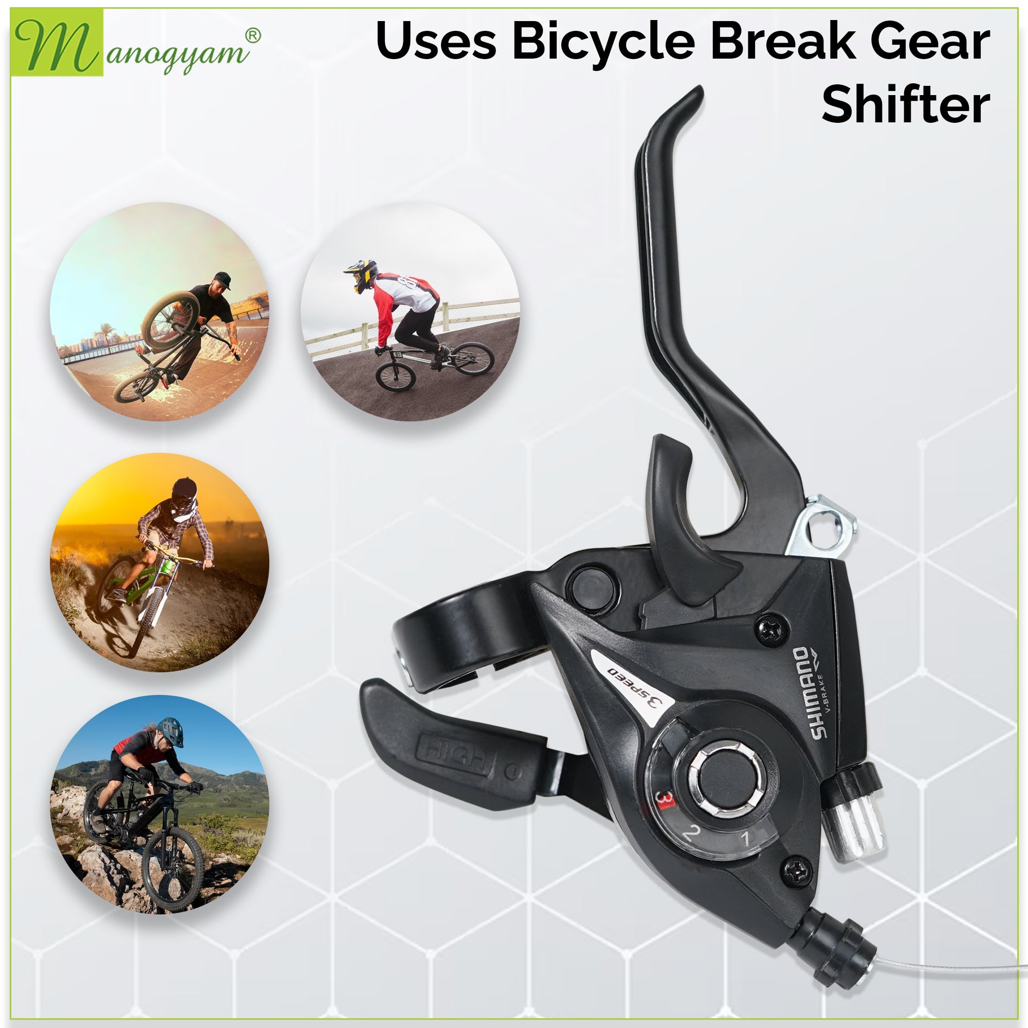 Manogyam SwiftShift Bicycle Gear Shifter