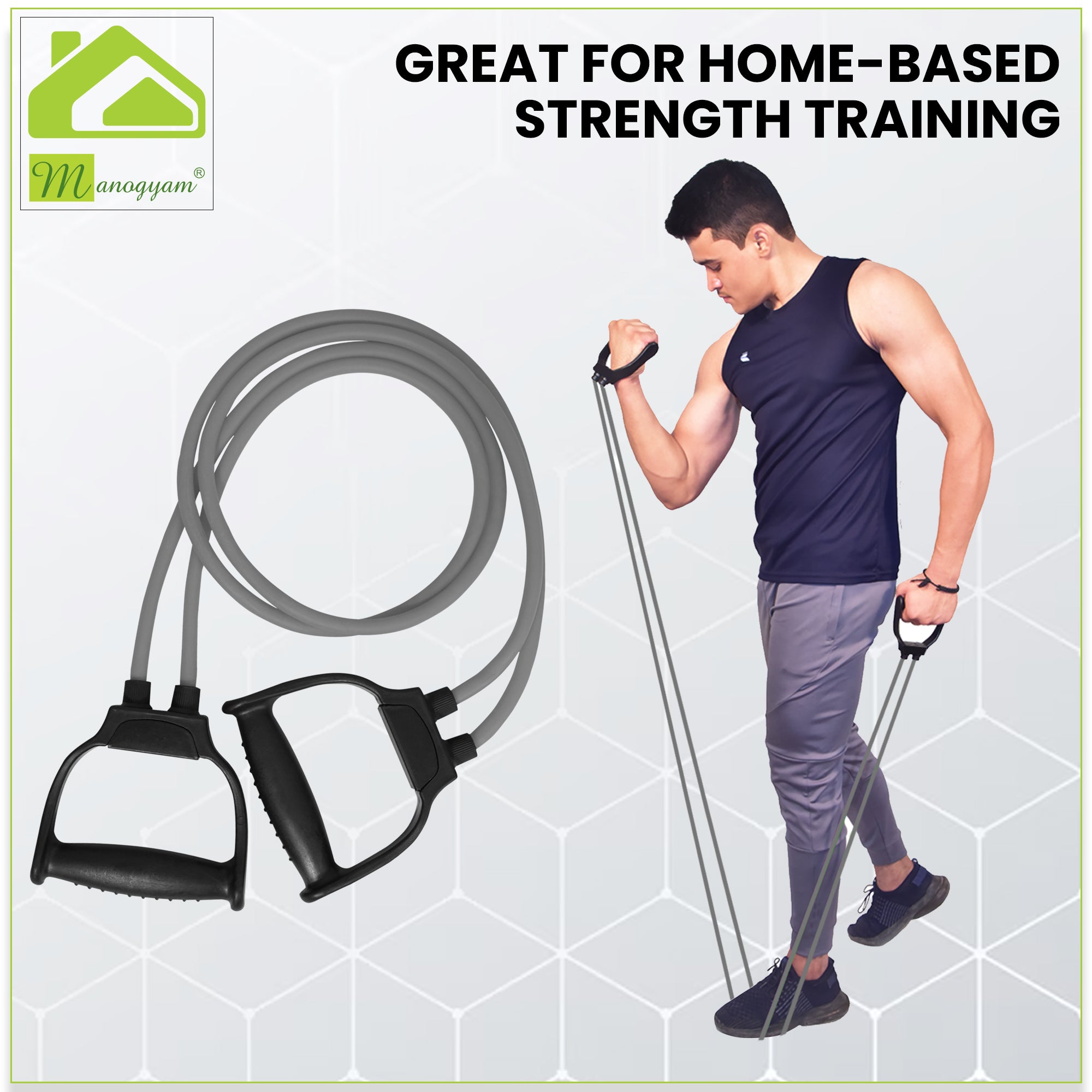 MRKHILADI Resistance band for Physical Therapy, Stretching & Home