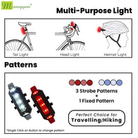 Manogyam BikePro: Advanced Front and Back Indicator Lights for Bicycles