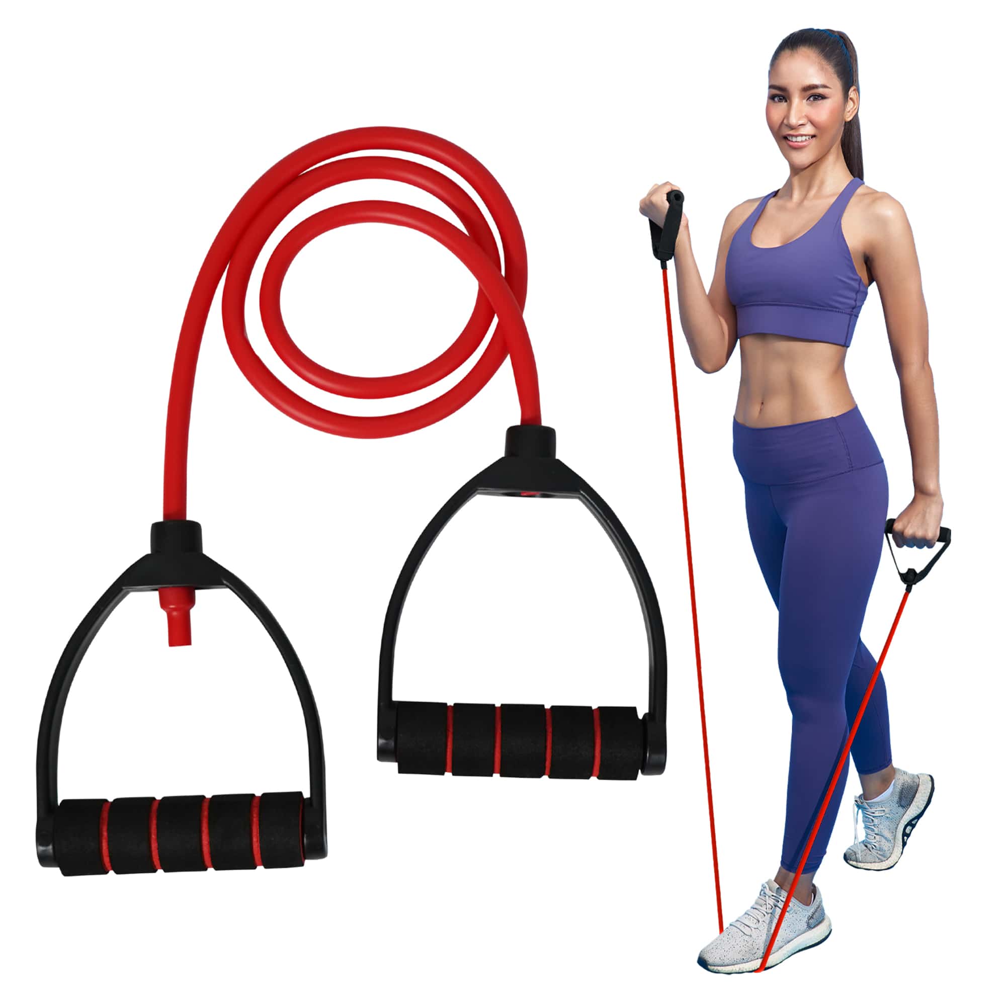 Manogyam Adjustable Resistance Toning Tube - Achieve Your Fitness Goals