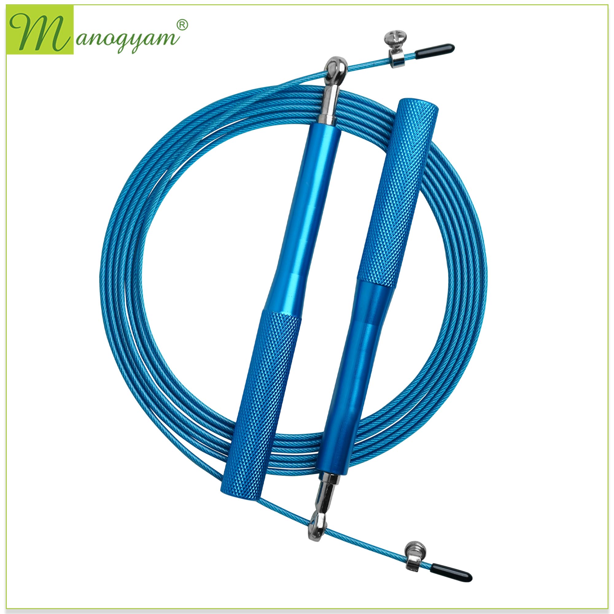 Manogyam Metal Skipping Rope: Durable, Lightweight for High-Intensity Workouts