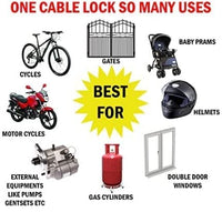 Manogyam Cycle Lock | Cable Lock with Bike Mount Holder