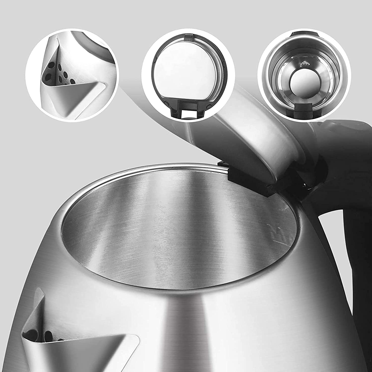 Manogyam Stainless Steel Electric Kettle 2 Liters