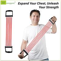 Manogyam 5-Tube Chest Expander: Strengthen Your Chest Muscles with Our Band